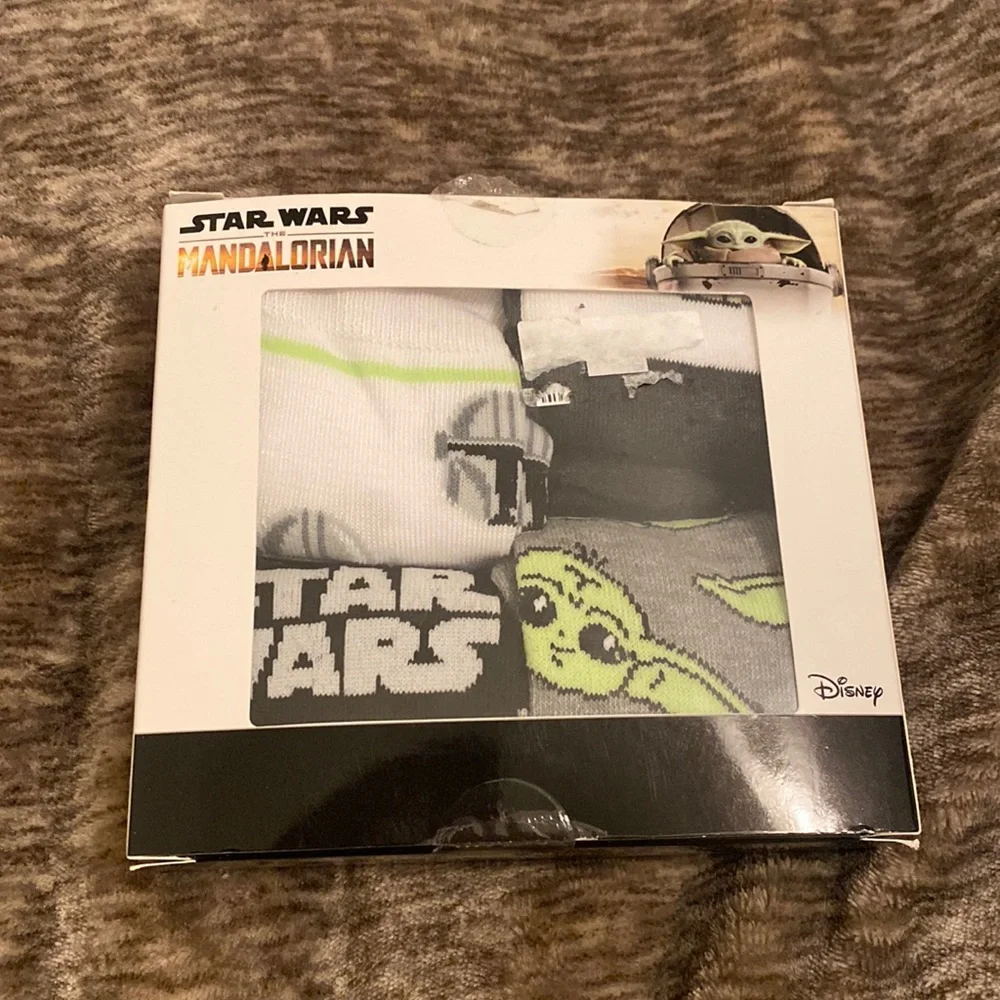 Star Wars The Mandalorian‎ Grogu The Child Baby Yoda 4 Pack Socks
